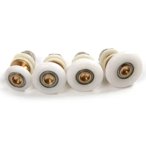 4pcs/set 19/23/25/27MM Partiality Shower Door Slide Roller Runner Wheel Pulley