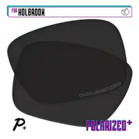 Lentes de repuesto polarizadas EZReplace para gafas de sol Oakley Holbrook - Negro P Plus