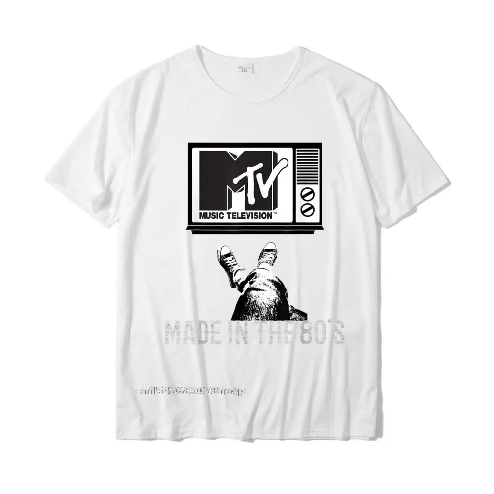 Mademark X MTV - MTV Made In The 80s Vintage Shirt For MTV Fans Men Women T-Shirt Tops Shirt Cotton Men Tshirts Newest