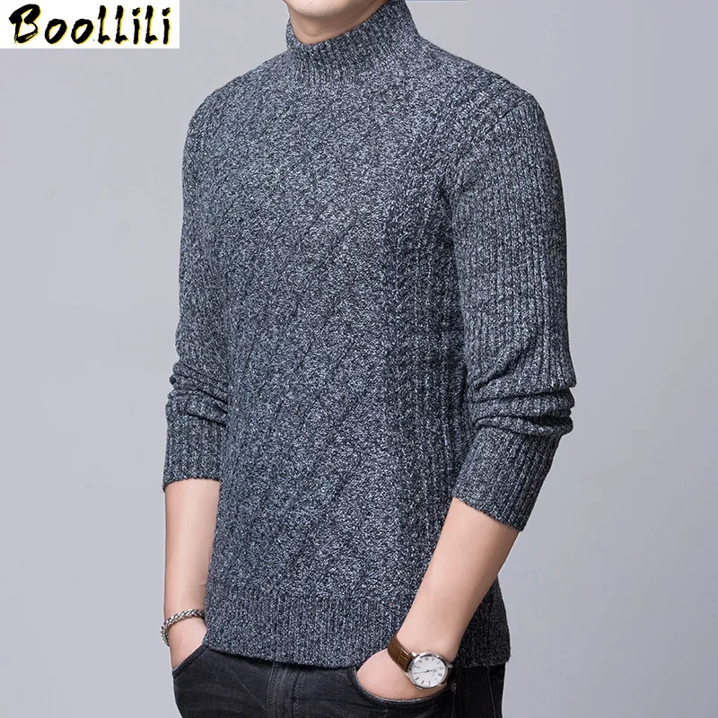 

2023 New Pullover Spring Autumn Cotton Sweater Men Long Sleeve Plus Asian Size M-XXXL