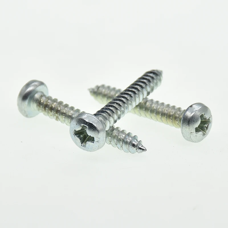 Cross Recessed Truss Head Self-tapping Screw ZU Carbon Steel M2.2 M2.9 M3.5 M3.9 M4.2 M4.8  Phillips Mushroom Head Wood Screw