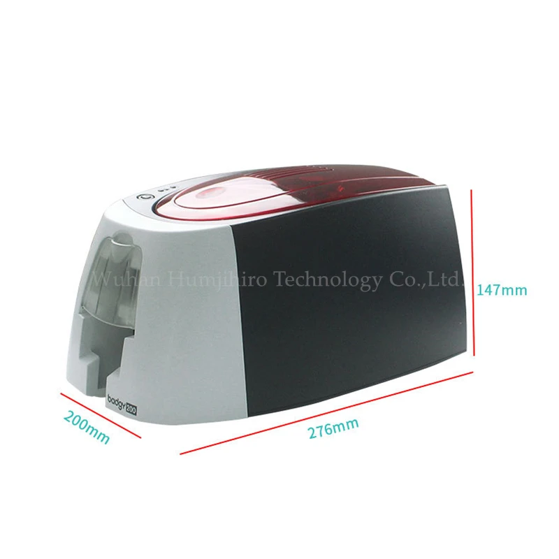 EVOLIS BADGY 100/200 Color Printer PVC ID Card Printer Single-sided Plastic PVC Card Printer with one color ribbon