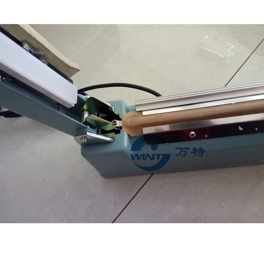 KS-500MM Hand Impulse Sealer With Cutter Handheld Heat Impulse Manual sealing machine Aluminum body