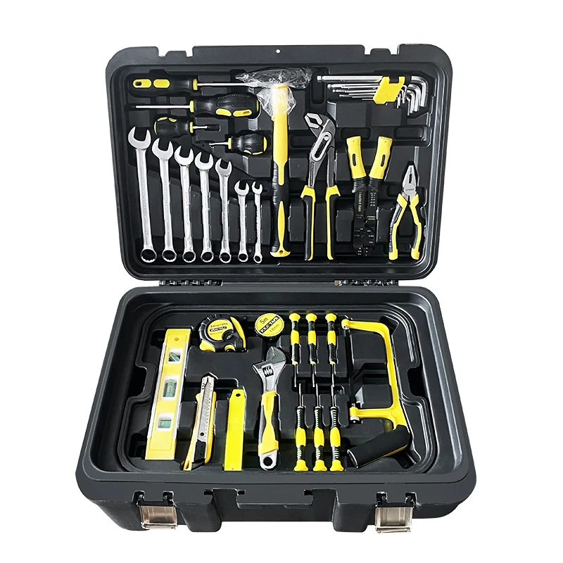 318 peça contém mecânico ferramentas kit chave de soquete conjunto para o reparo do carro caixas de trabalho doméstico novo plástico puxar haste caixa