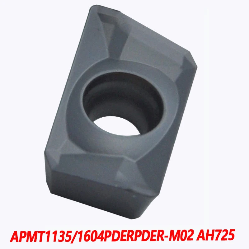 APMT1135PDER-M02 AHC120-M02 AH725 AH120 APMT1604PDER-H02 GH330 100% fresa originale inserti in metallo duro CNC APMT 1135 1604