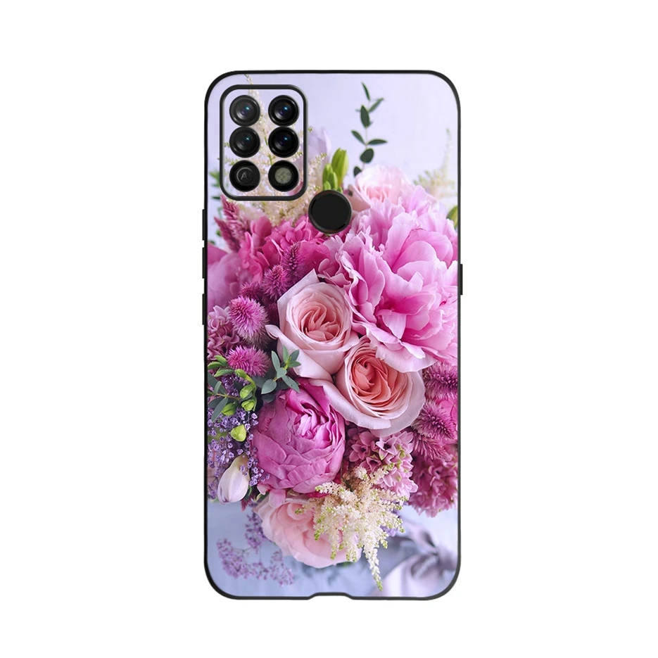 For Tecno Pova Case LD7 Soft Silicone Cute Painted Cover Phone Cases For Tecno Pova TecnoPova Back Cover Shockproof Bumper Coque