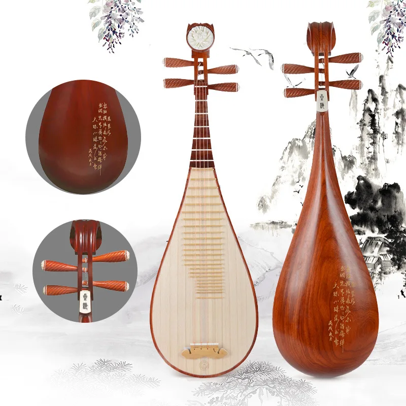 Xinghai Pipa lute rosewood beginners play national musical Instruments