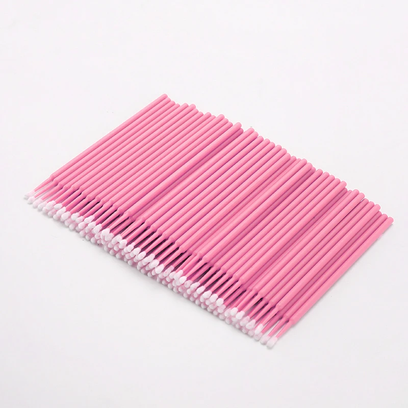 100PCS Tattoo Cotton Swab Lint Free Supplies Brush Microblading Micro Brushes Applicator Tattoo Accessories