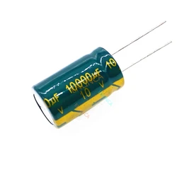 5pcs/lot 10v 10000UF 16*25aluminum Electrolytic Capacitor 10000uf 10v 20%