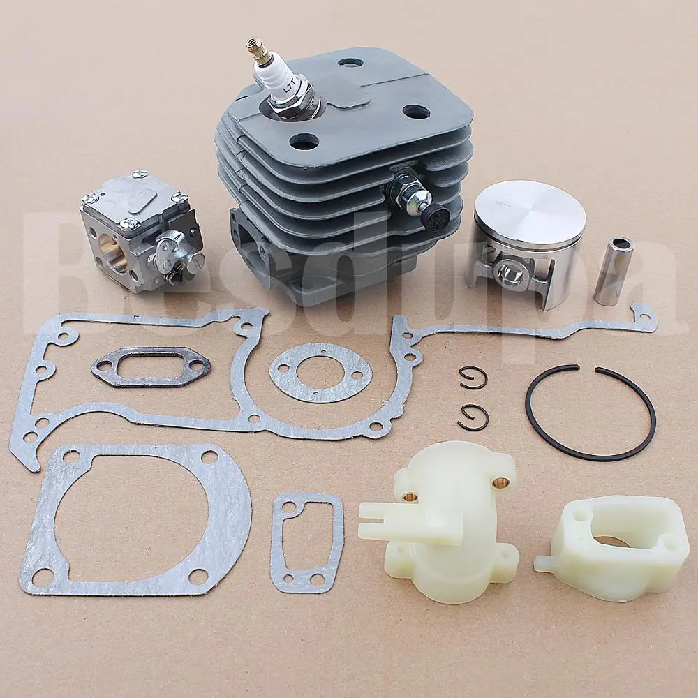طقم مكبس اسطوانة 52 مللي متر ، لمنشار Husqvarna 268 272 272K 272XP 61 بالمنشار 574331601 ، 503758172 واط مشعب السحب