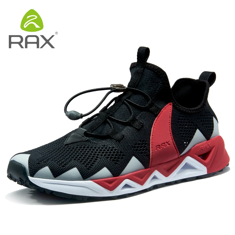 RAX-zapatos de agua descalzos para hombre y mujer, calzado de playa rojo, zapatillas de deporte para exteriores, natación, gimnasio, pesca