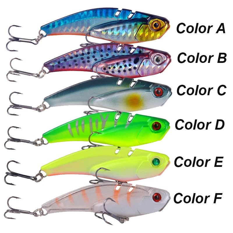 YUCONG 1PCS VIB Fishing Lure 7cm-20g Trolling Hard Wobbler Sinking Vibration leurre Silent Isca duro cebo Hart köder fisching