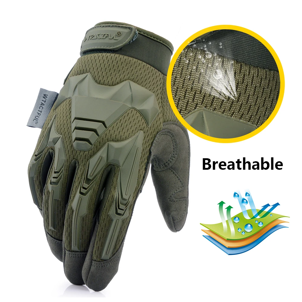 Outdoor Taktische Handschuhe Camo Radfahren Handschuh Sport Wandern Klettern Paintball Schießen Jagd Reiten Ski Voll Finger Fäustlinge Männer – Detail 6