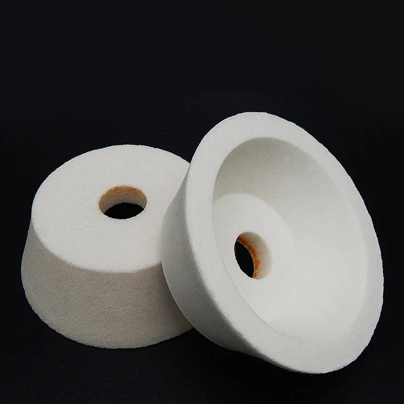 1pcs Cup-shaped Dia70/100/125mm White corundum grinding wheel high quality White corundum