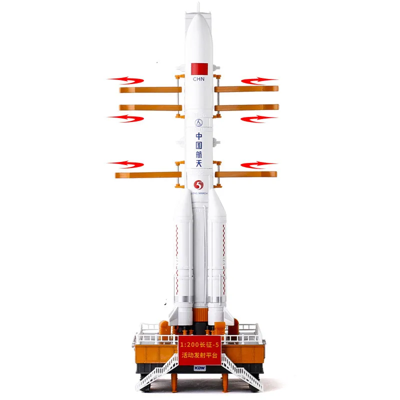 High-quality 1:200 alloy rocket decoration model,simulation aerospace model,original package gift,free shipping