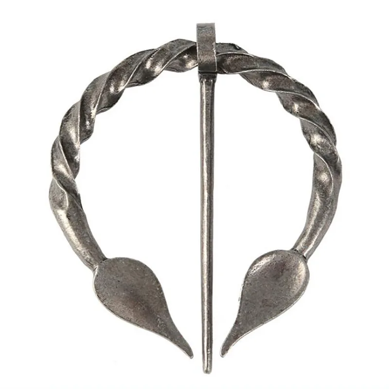 Viking Retro Brooch Collection Penannular Shoulder Shawl Scarf Clasp Cloak Pin Medieval Viking Metal Pin Badge for Friend Gift