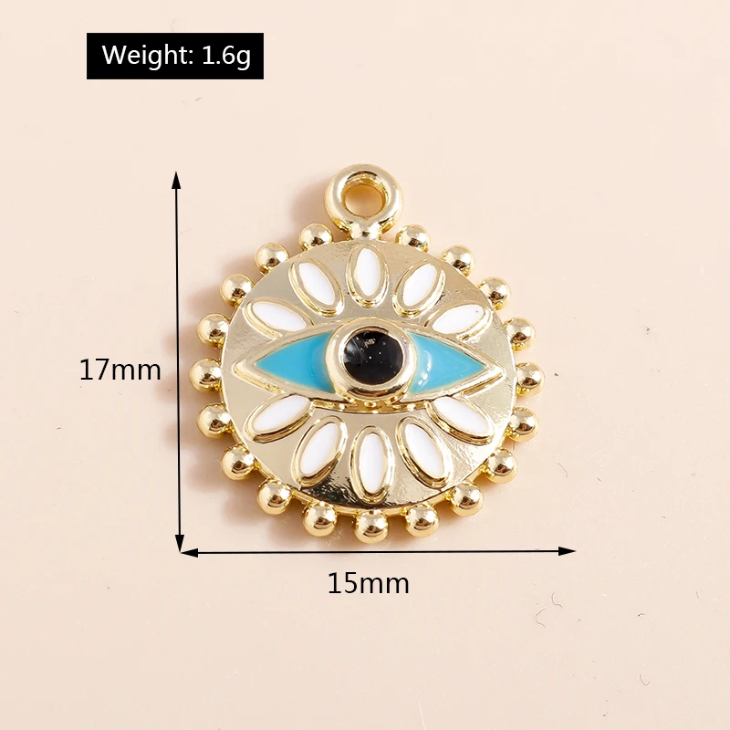 Leslie 5 stücke exquisite Perle Kristall Sonne Mond Sterne bezaubert Rakete Astronauten Anhänger für DIY Schmuck Herstellung Zubehör – Detail 21