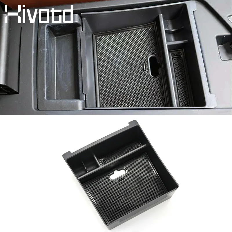 Hivotd For Alfa Romeo Giulia Car Center Console Armrest /Door Armrest Storage Box Organizer Tray Accessories 2016 2017 2018 2019