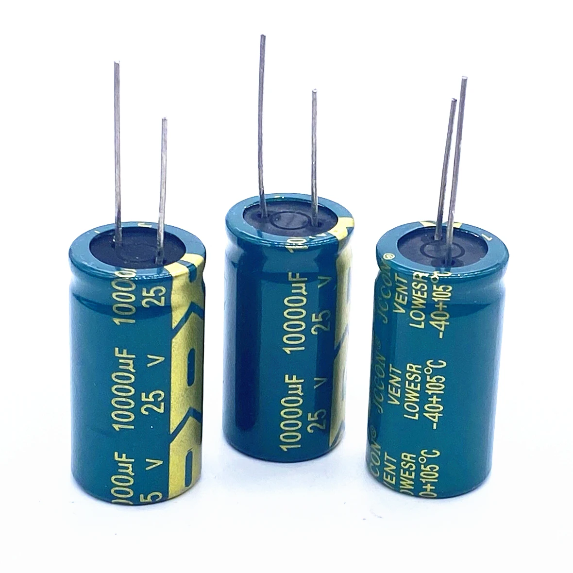 2pcs/lot 25V 10000UF Low ESR high frequency aluminum electrolytic capacitor size 18*35 10000UF25V 20%