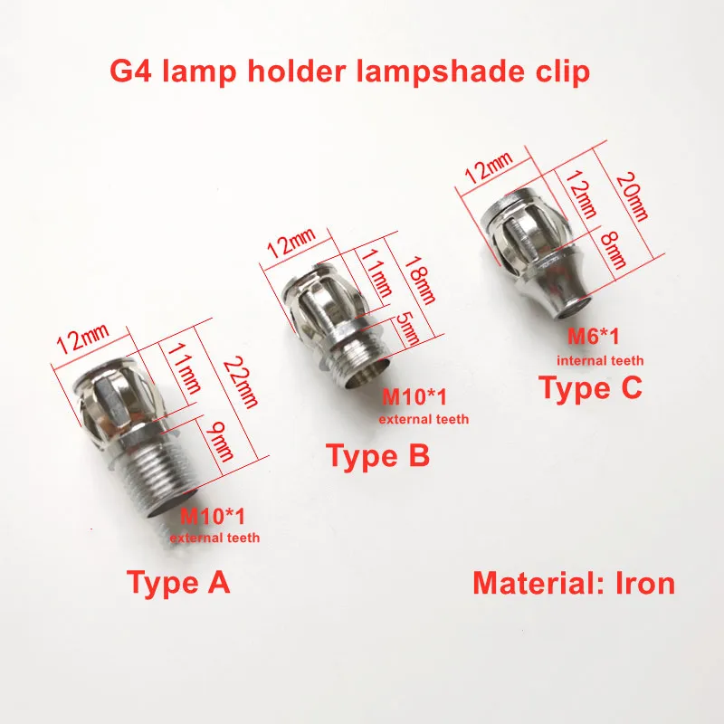 10PCS/lot G4 Lamp Cap Lampshade Card G4 Lamp Bead Lamp Cap Line Socket Bulb Plug  High Temperature Line Socket Accessories