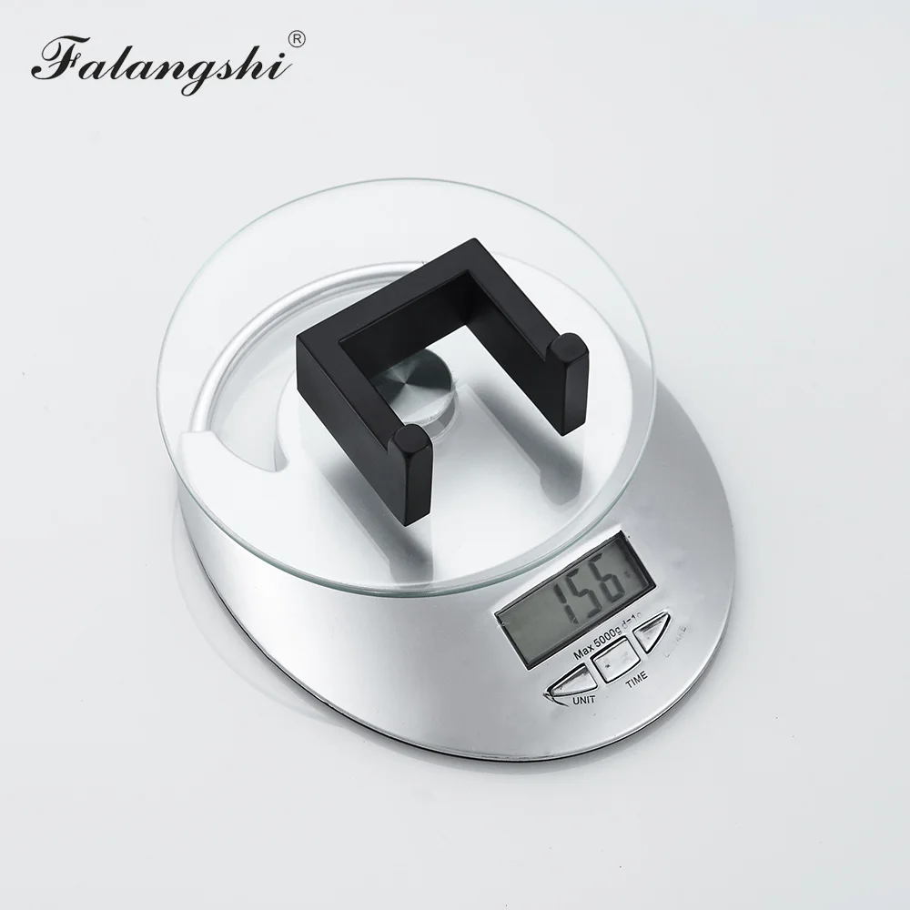 304 Stainless Steel Bathroom Hardware Set Black Robe Hooks Toilet Paper Holder Towel Rail Bar Accessories For Bathroom WB8856