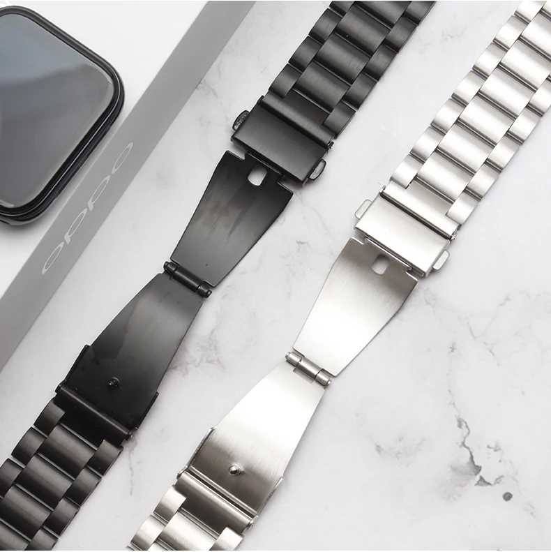 الفاخرة الفولاذ المقاوم للصدأ حزام ل ممن لهم ساعة 2 الفرقة 46 مللي متر 42 مللي متر سوار الفرقة ل ممن لهم Watch2 41 مللي متر حزام ساعة ذكية اكسسوارات