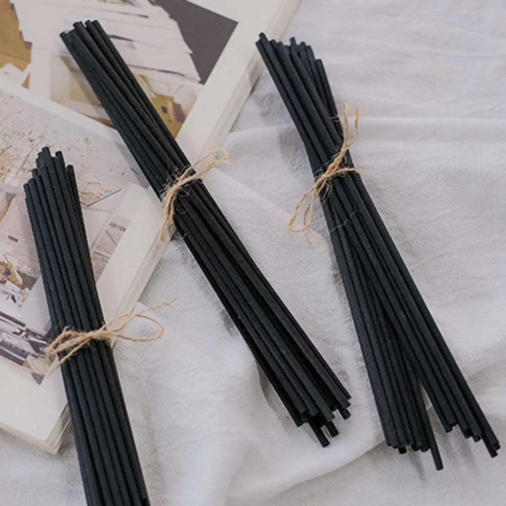 50pcs Replacement DIY Oil Rattan Refill Sticks Fragrance Diffuser Fiber Sticks Diffuser Home Decoration Diffuser Sticks