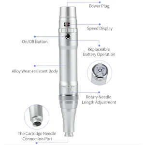 Máy trang điểm pmu pmi trang điểm vĩnh viễn cho lông mày, môi môi, microsombreating chuyên nghiệp, bút hình xăm quay, bộ súng lục 8 Máy bán hàng chính Flexo - №8