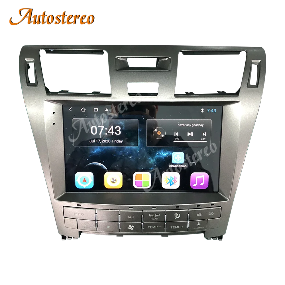 For Lexus LS460 LS 460 LS600H 2006-15 Android 10.0 6GB+128B Car GPS Navigation Multimedia Player Auto Stereo Radio Tape Recorder