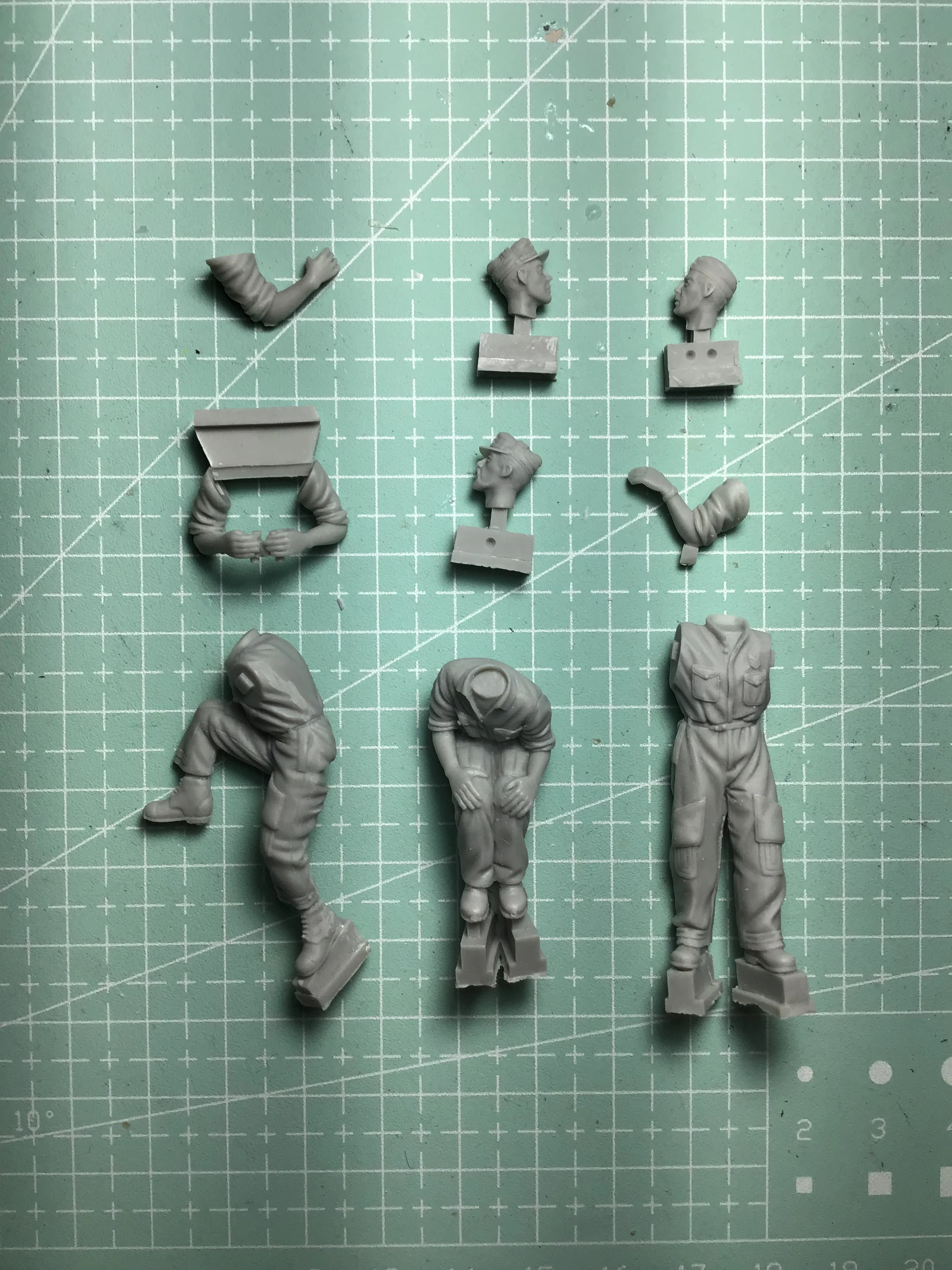 1/35 Resin Model Figure GK， Unassembled and unpainted kit