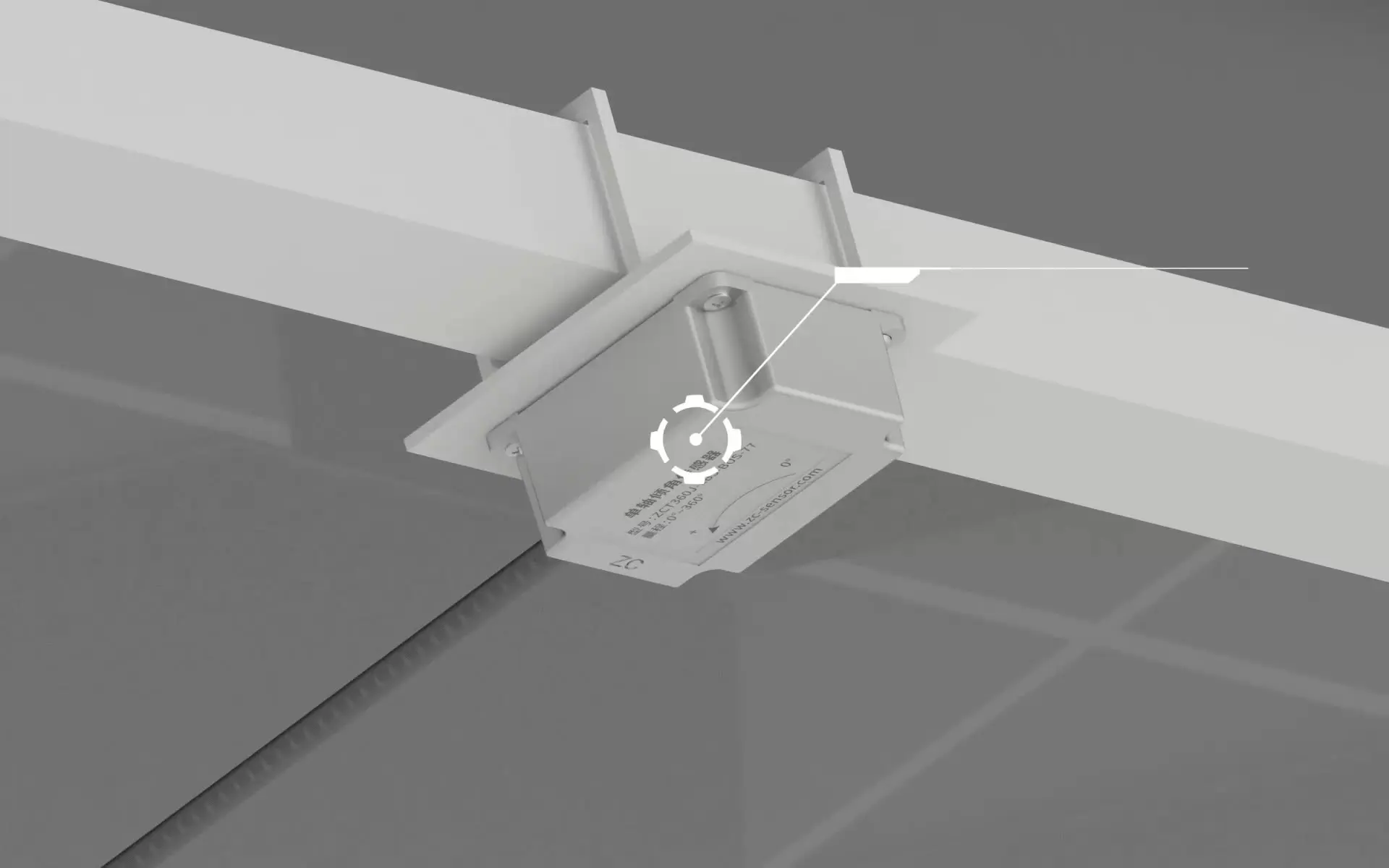 Low cost and effective solar inclinometer tilt sensor for solar tracking system ZCT1360J-LBS-BUS-77