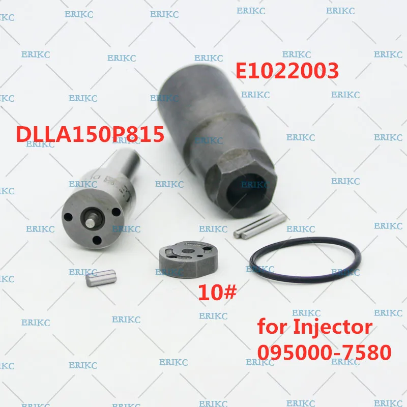 

23670-0G010 Injector Overhaul Repair Kit 095000-7580 Nozzle DLLA150P815 Valve Plate 10# Nut Cap E1022003 for DENSO Toyota