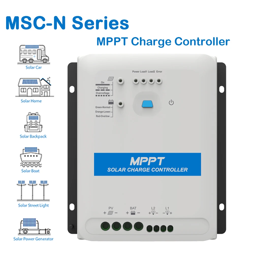 controlador de carregador solar epever mppt serie msc n 2210n 3210n automatico 12v 24v max suporte pv 150v sem modo de bateria sistema domestico 01