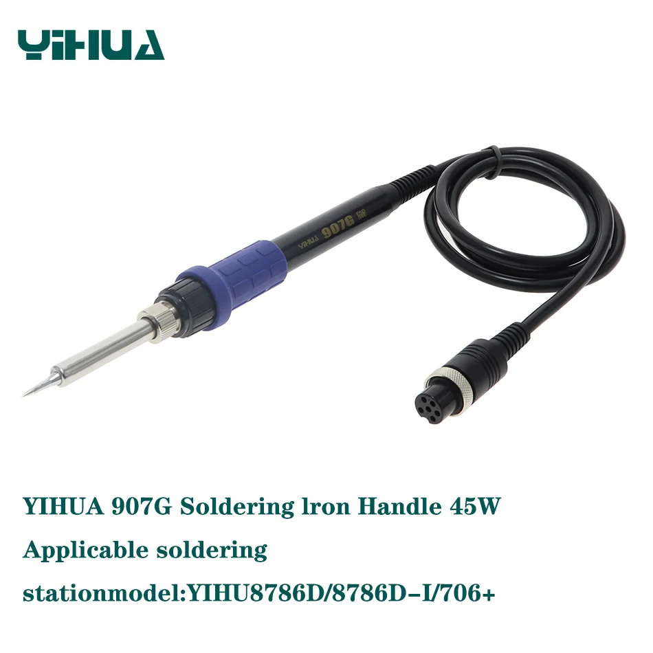 YIHUA 907G Electric Soldering Iron Handle 45W Is Suitable for YIHUA  8786D-I  8786DDupgrade Version 706+ Soldering Station