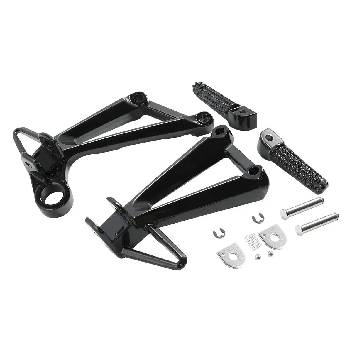 Motorcycle Rear passenger FootPeg Footrest Bracket For YAMAHA YZF R3 YZF-R3 2015-2023 MT03 2020-2023 2022 2021 Aluminum Black