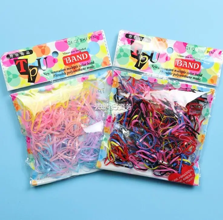 1 bag=about 200pc Hot Sale Colorful Pet Beauty Supplies Pet Dog Grooming Rubber Band Pet Hair Product Hair Accessory