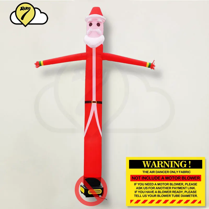 12/20ft santa claus air dancer syk balloon Inflatable Tube Puppet Sky Wavy Man Dancer for Christmas Decorative Signs for home