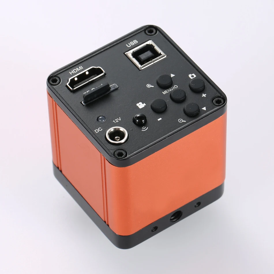 Microscópio Industrial Digital Eletrônico Fhd 38mp 2k 1080p Usb Hdmi com Câmera C-mount Cartão tf Gravador de Vídeo Imagem