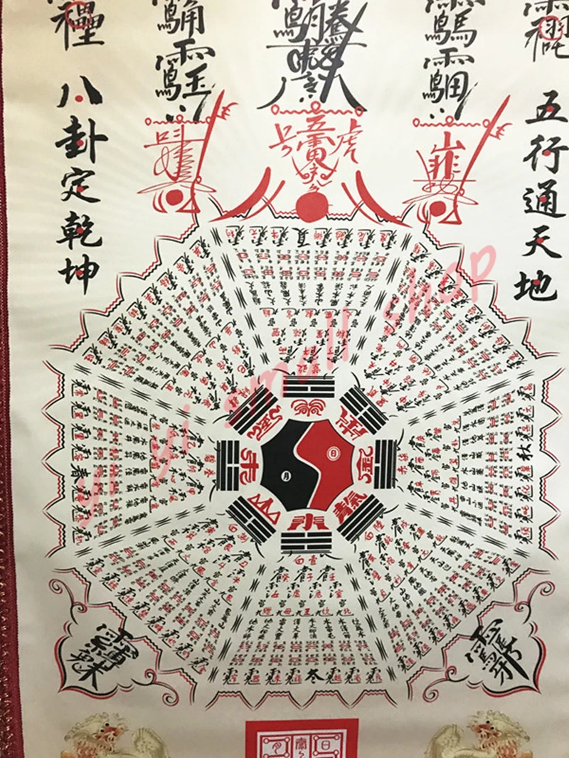 Taoist Dharma altar articles, Taoist Dharma tools, eight diagrams determine heaven and earth, and heaven and earth eight diagram