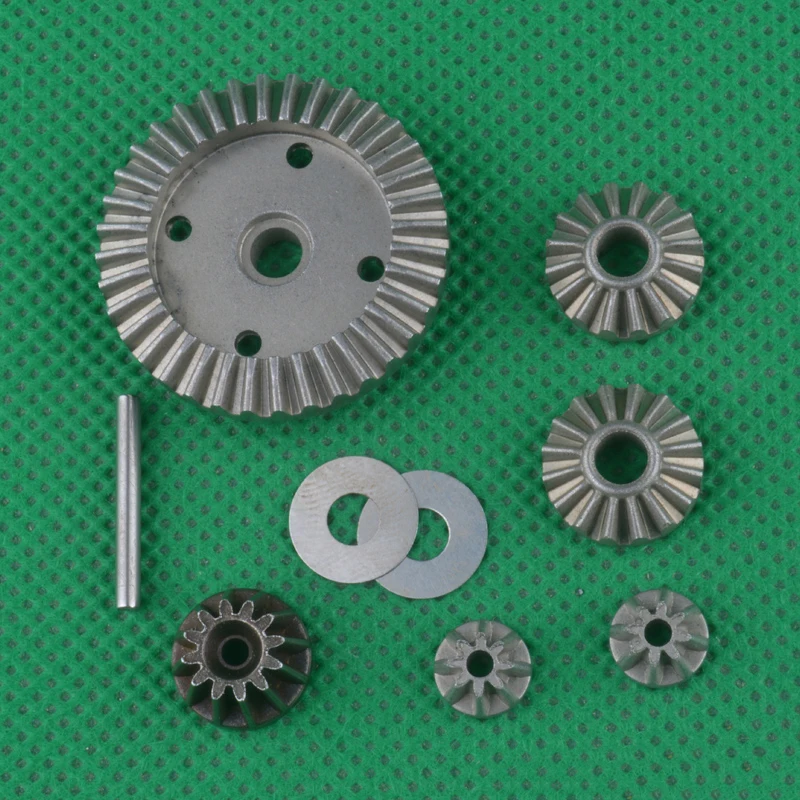 HBX 16889A 16889 16890 16890A SG1601 SG1602 1/16 RC Car Spare Parts Upgrade metal differential gear Pinions+Drive Gear M16103