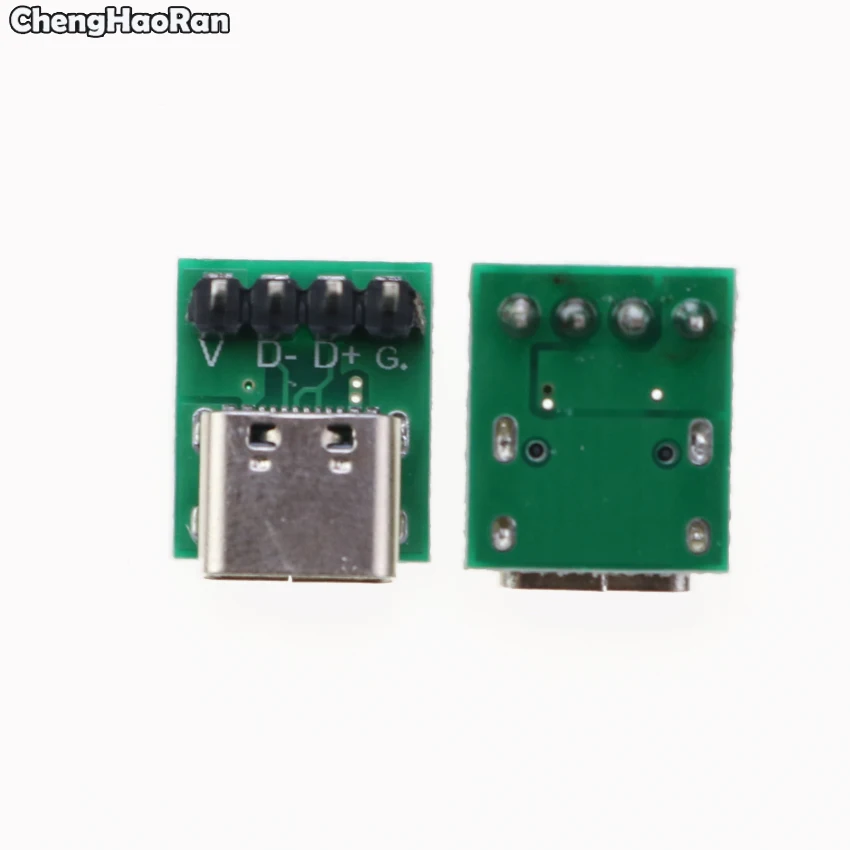 ChengHaoRan Cho USB 3.1 Kết Nối Loại C 16 Pin Test Board Adapter Ổ Cắm Nối Dây Cáp Transfe Thẳng Kim 1 chiếc