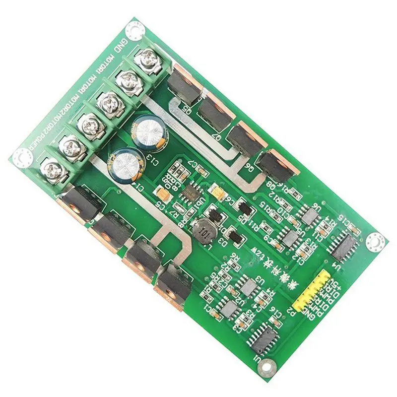 H-Bridge DC Dual Motor Driver PWM Module DC 3~36V 15A Peak 30A IRF3205 High Power Control Board for Arduino Robot Smart Car