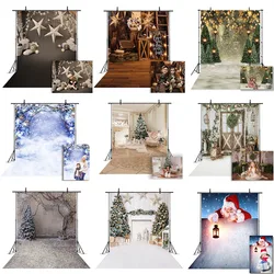 Fondo de fotografía de árbol de Navidad para fotografía Navidad invierno nieve recién nacido adulto telón de fondo fotomatón decoración de fiesta accesorios de estudio