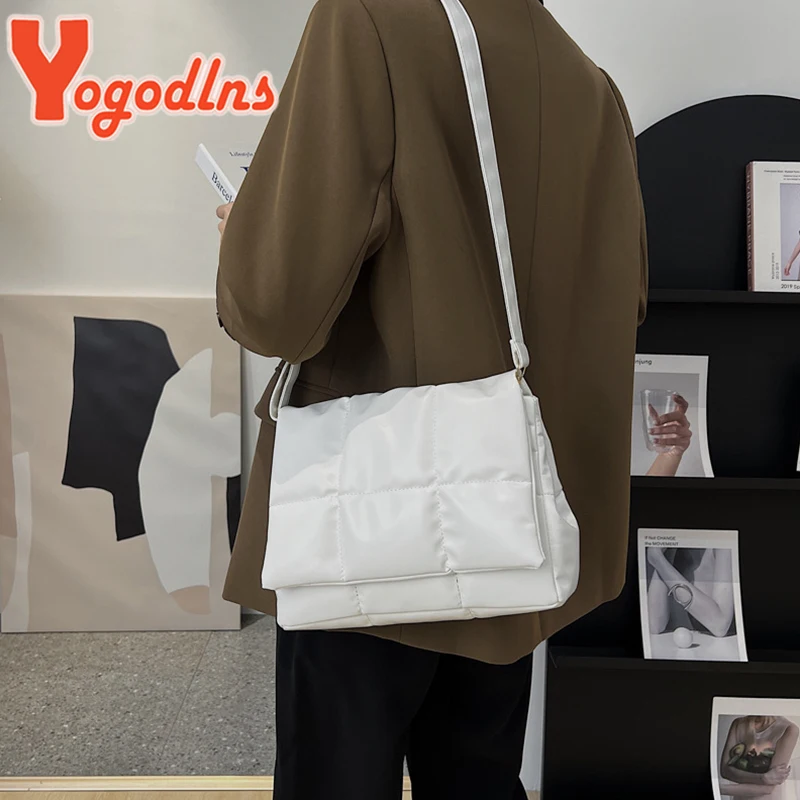 Haftowana w stylu Vintage torebka na ramię w kratę kobieca miękka skórzana torba typu Crossbody z klapką designerska torebka pod pachami