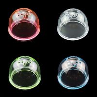 DIY Plastic Hamster Tunnel External Tube Stopper Plug End Cap Cover Interface Fitting Cage Baffle Accessories with Ventilated Ho