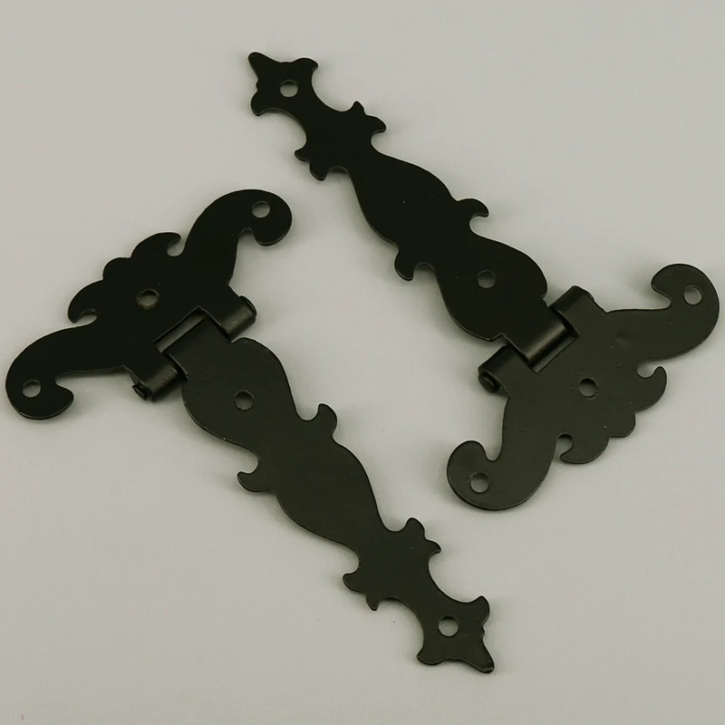 2PCS Antique T-Shaped Cabinet Hinges 4.45\