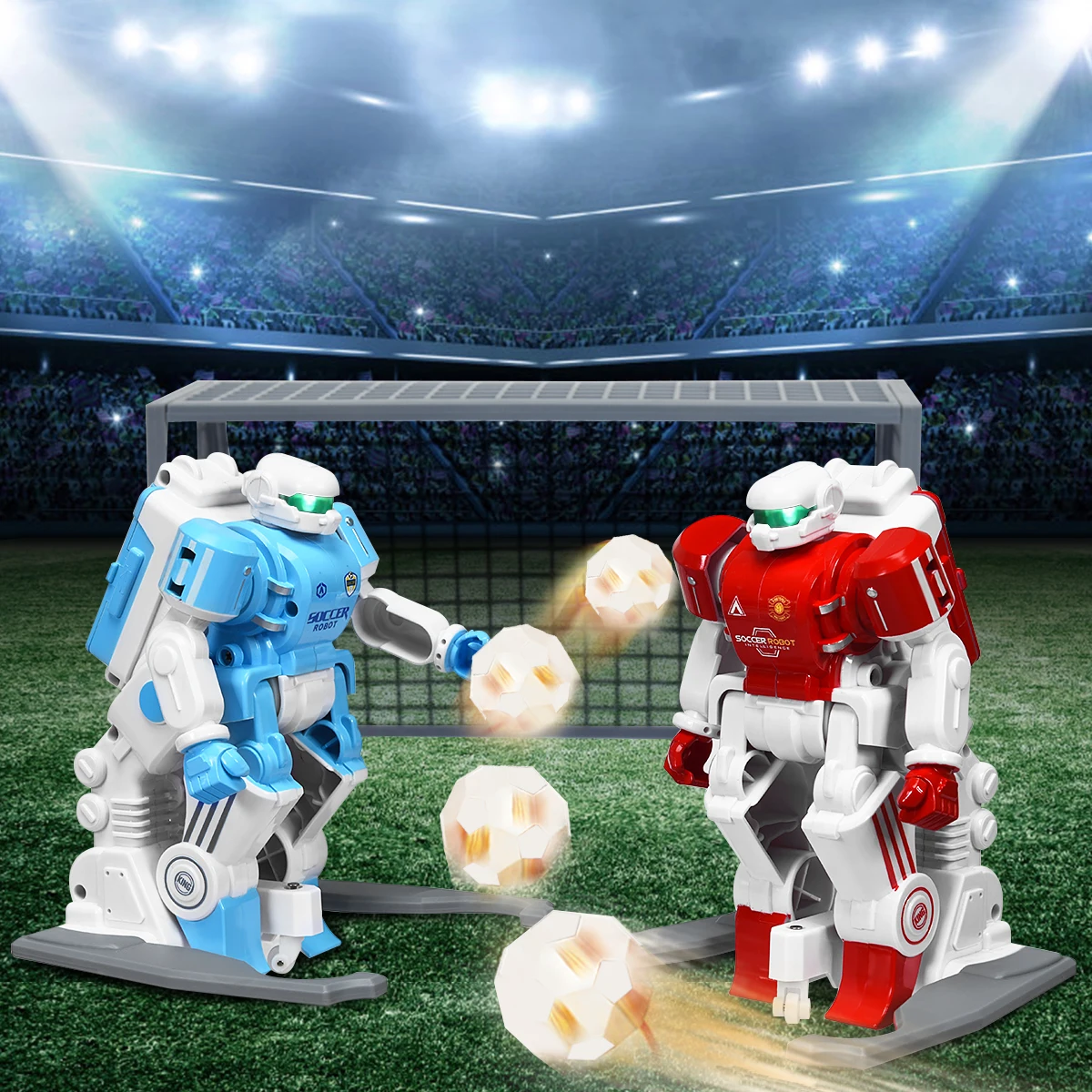 Costway RC Soccer Robot Kids Remote Football Game Simulation Educational Toy Set TY578579