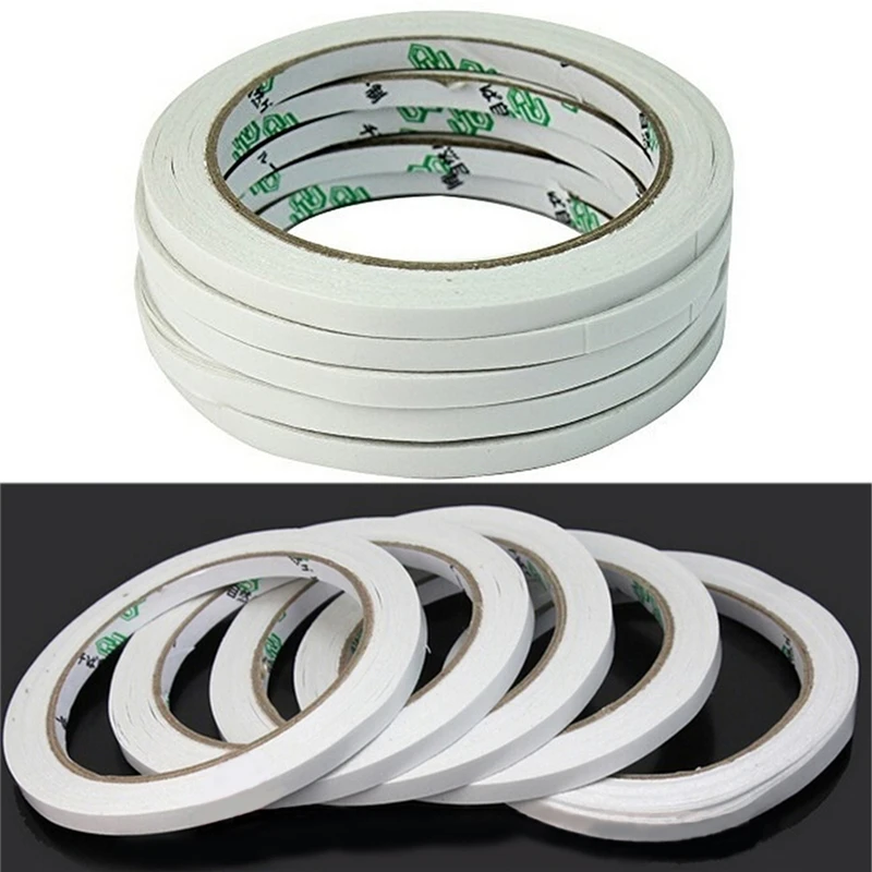 10m Powerful Double Faced Adhesive Tape Double Sided Tapes For Mounting Fixing Self Adhesive Sticky Tape 2 Pcs