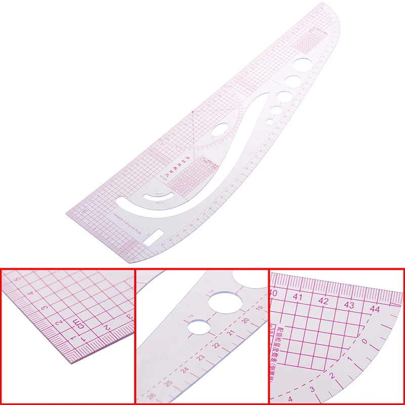 1pc Super Soft Plastic Curve Ruler Drawing Tailor Ruler Yardstick Sewing Tools Accessories 