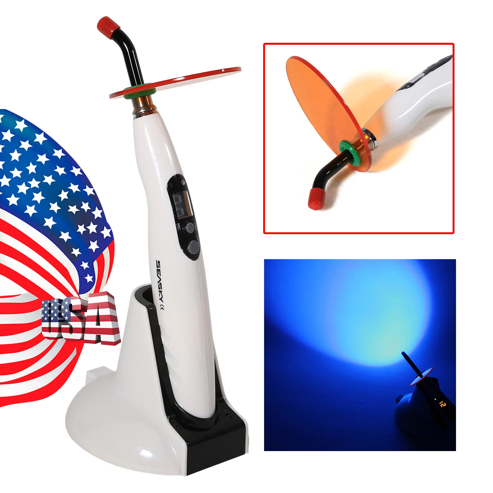 SKYSEA Dental Wireless Curing Light Lamp LED.B 5W  Dentist Cordless LED-B 5W